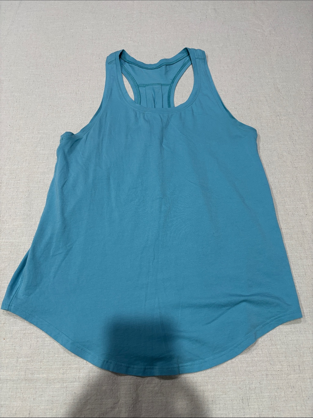 Lululemon Athletica Teal Blue Racerback Tank Top Size 4